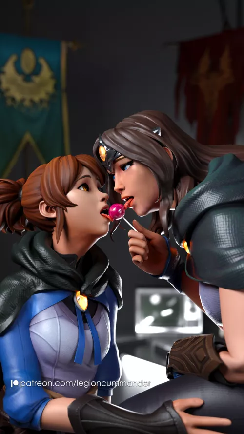 Marci and Mirana [Dota 2] (legioncummander)