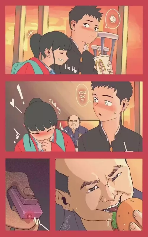 McDonald couple with ugly bastard