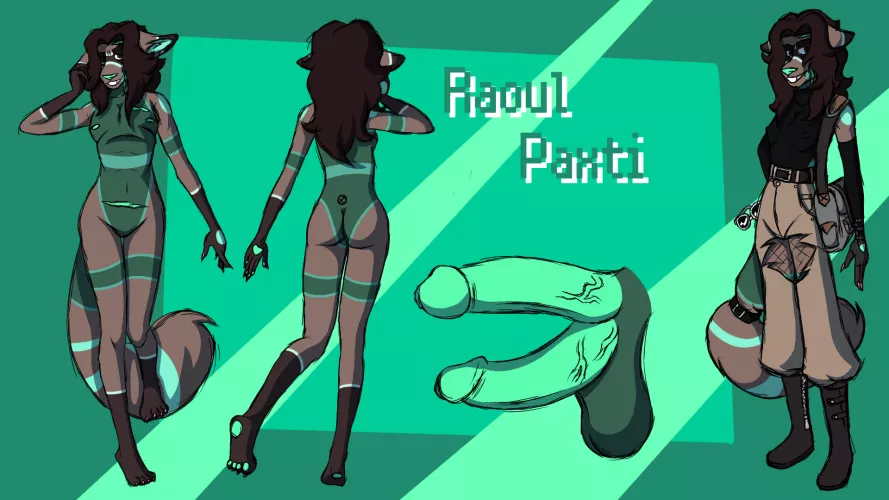 My fursona (art by me)