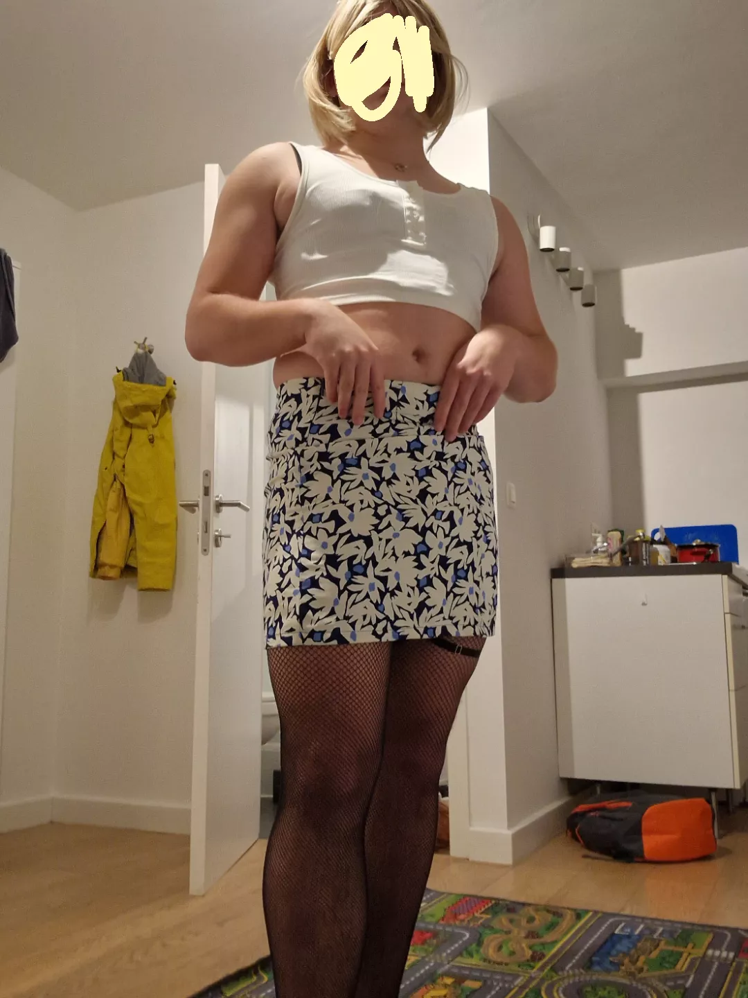 My gf knows about my sissy side and forced me to wear this while in chastity. She owns me now and have other things coming My gf knows about my sissy side and forced me to wear this while in chastity. She owns me now and have other things coming