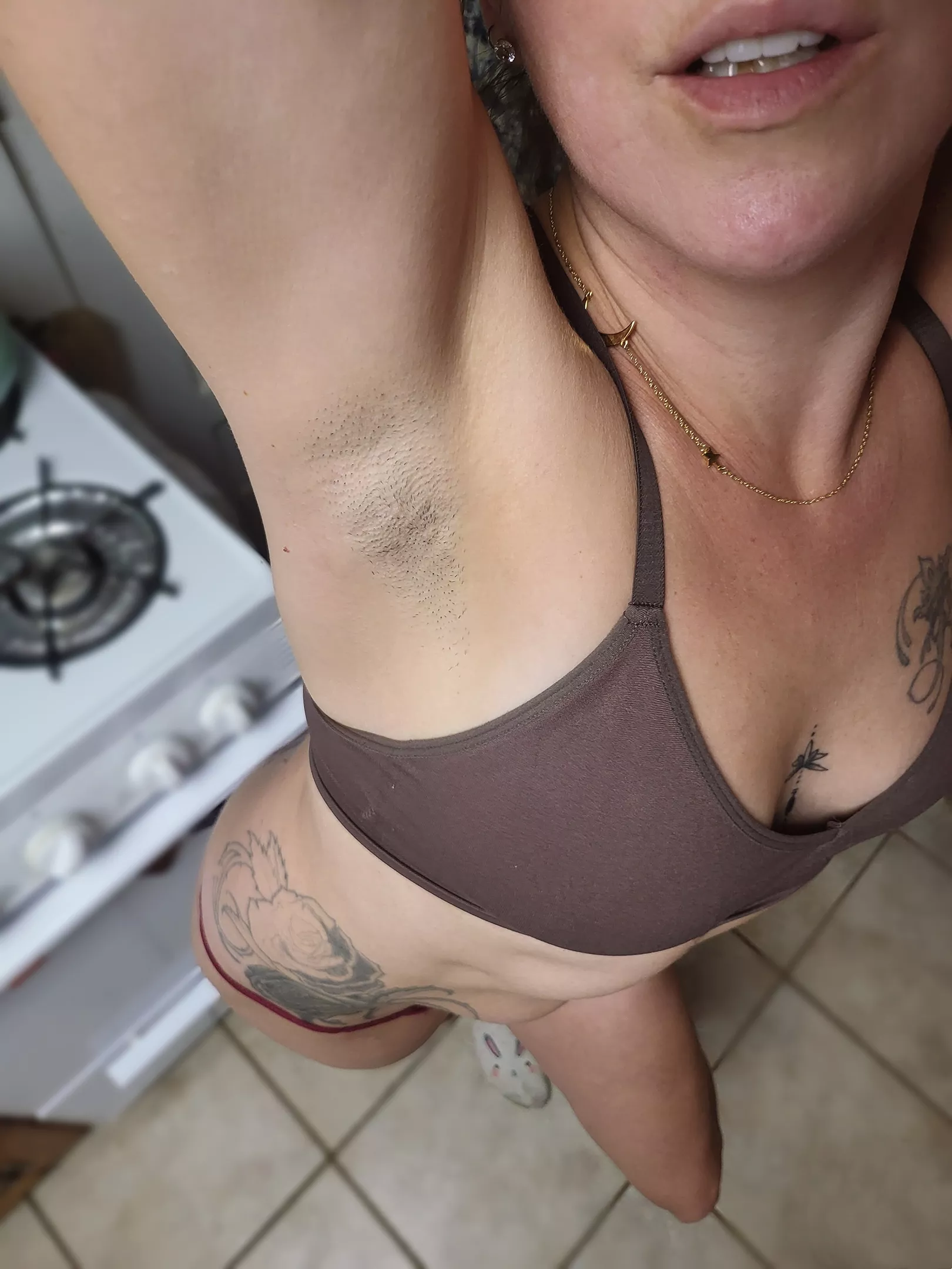 My shaving efforts have gone on the back burner recently. Oops!