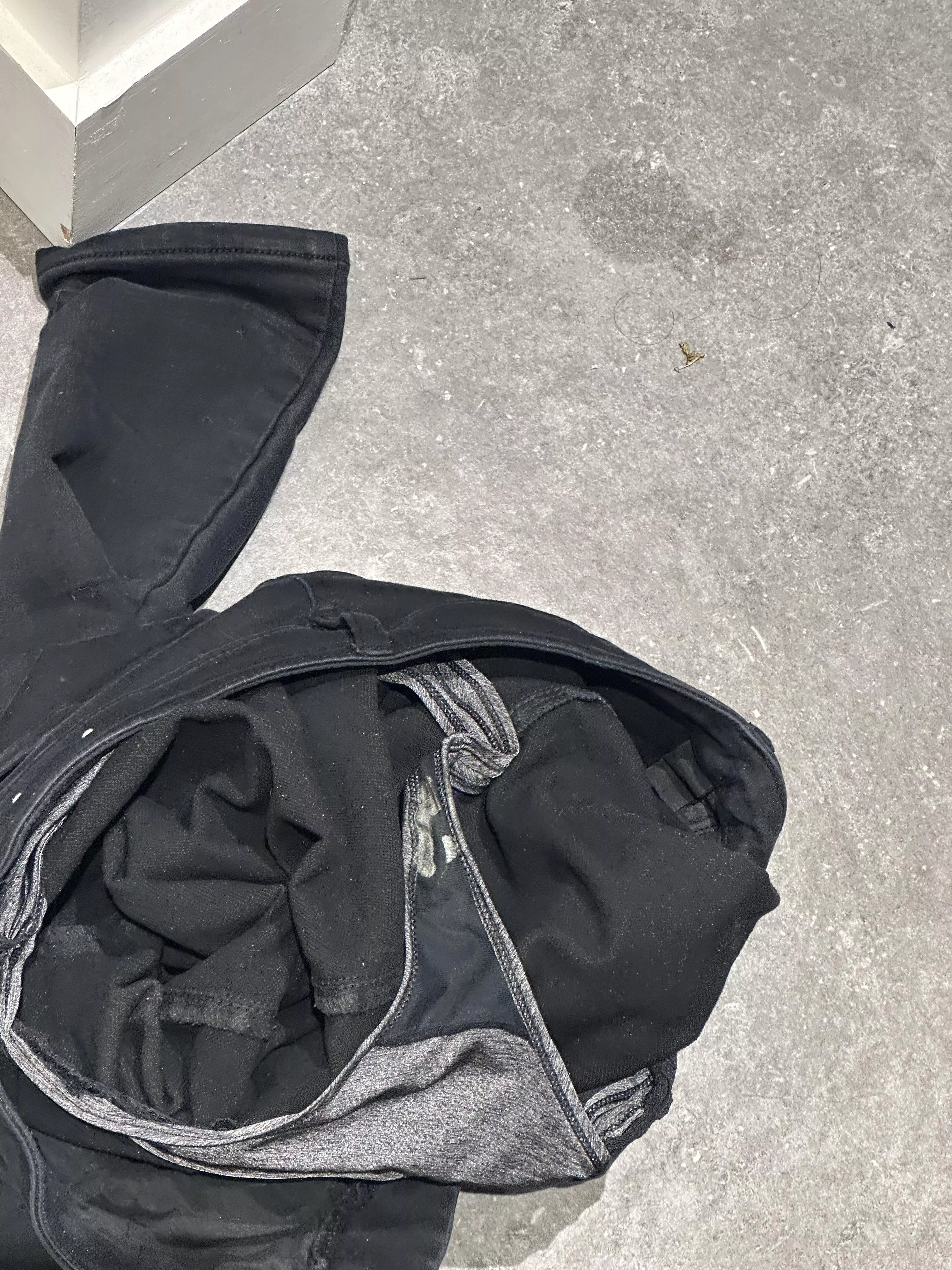 my wife looks very excited today