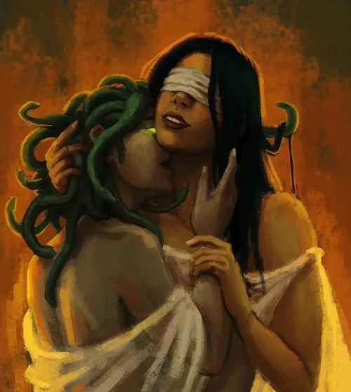 She’s worth wearing a blindfold for~