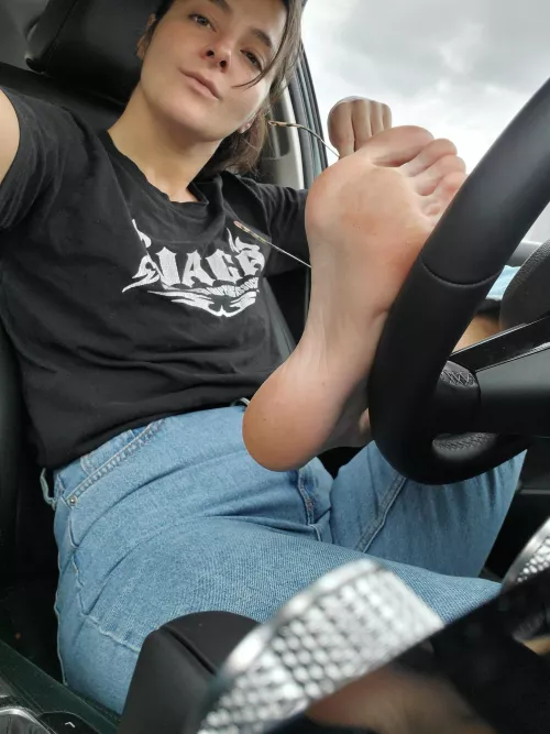 Stretching the soles out before practice today. Don't want to blow out an ankle