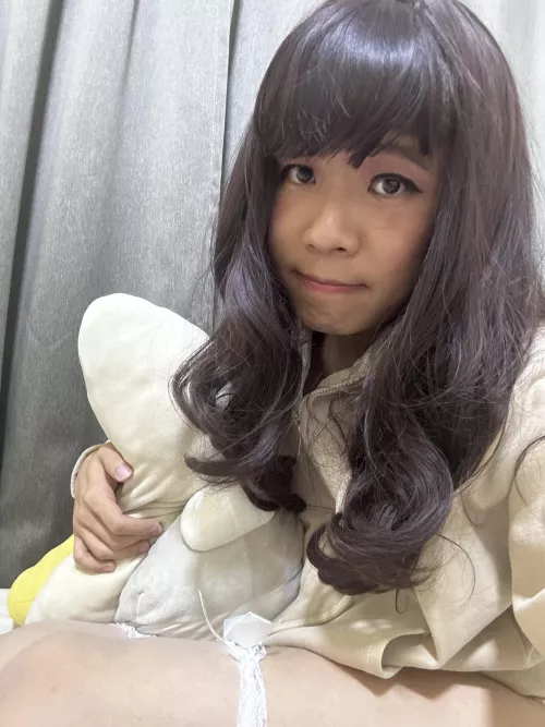 Trying out new outfit and relax🧸😛