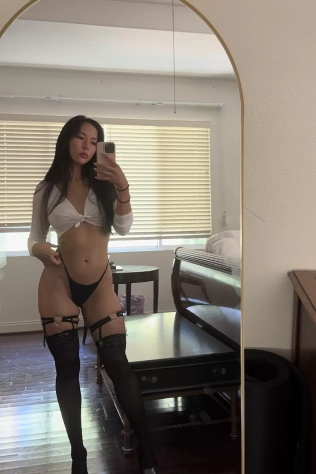 Waiting for you to come home from work 😈