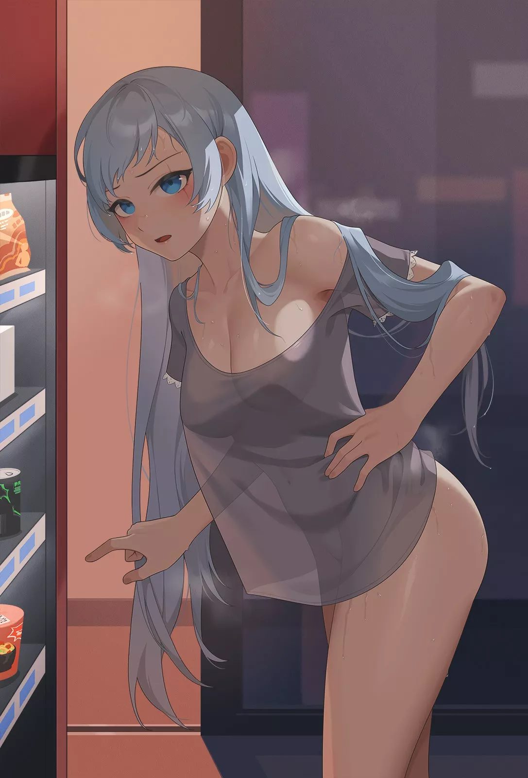 Weiss Schnee in late-night casual clothing (100wang)