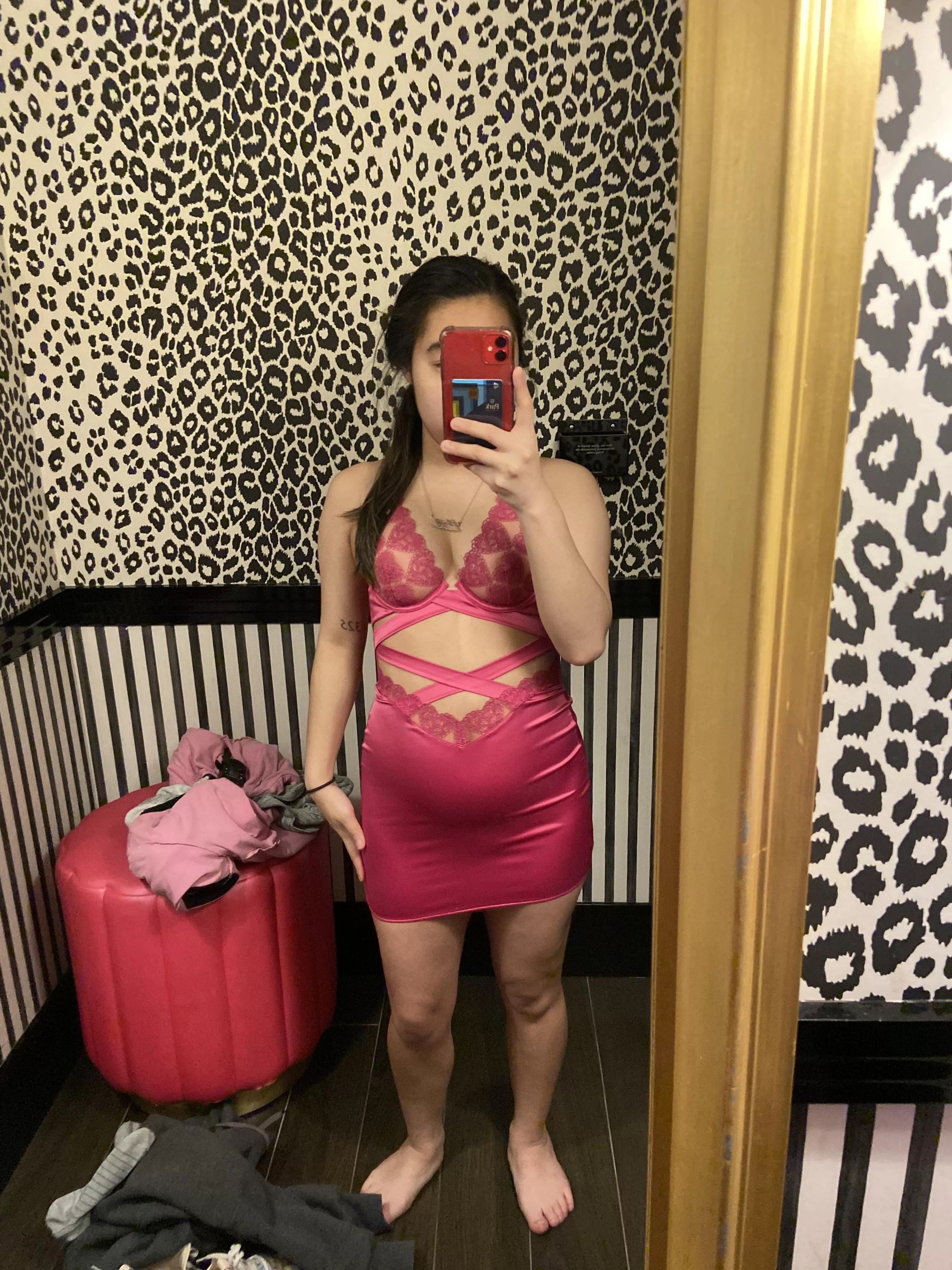 After some dressing room fun, who wants next?