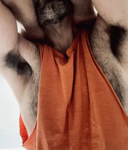 bushy pits & peekaboo tits...