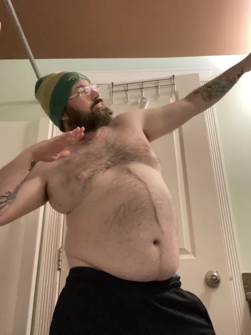 Come rub my belly for good luck