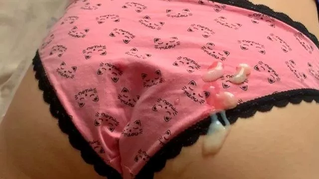 Cute load for a cute panties
