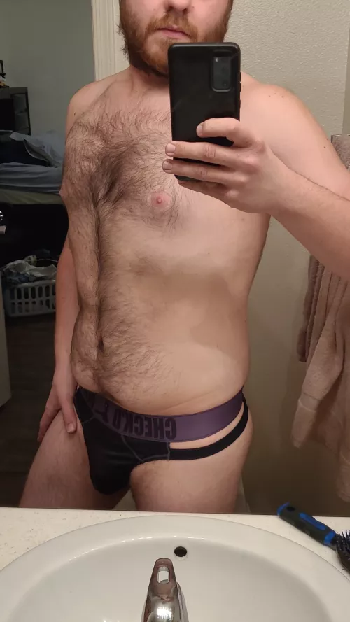 Feeling these undies.
