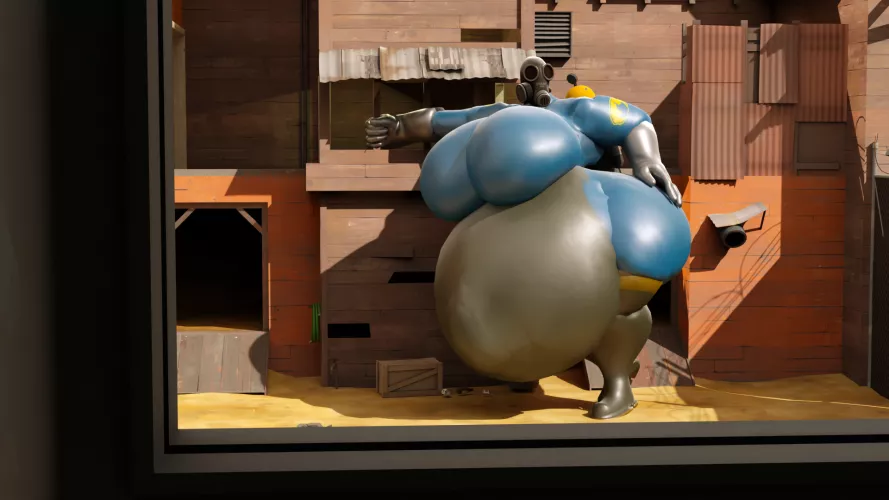 gigantic and overdue fempyro at 2fort by frustyz on twitter