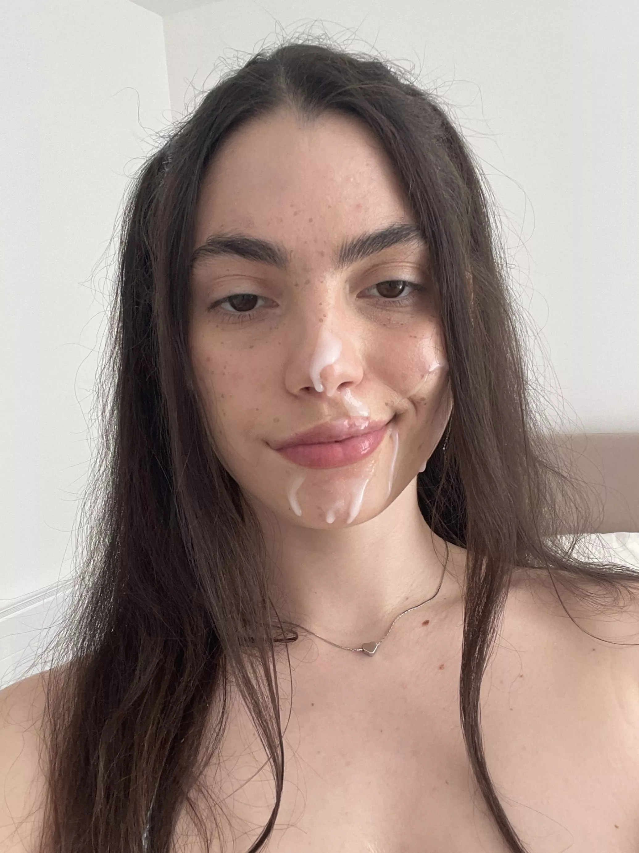 Got an important question... would you cum on my face or tits?