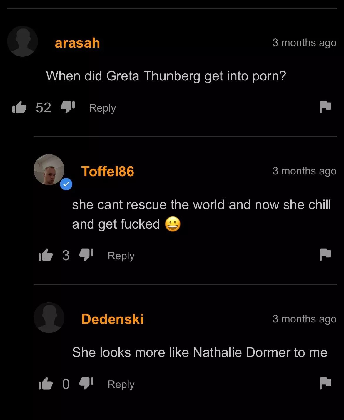Greta makes an appearance