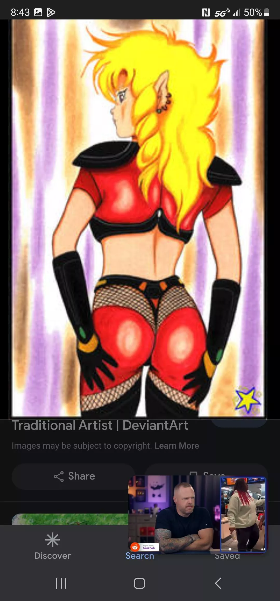 Iczer-one in a thong leotard (ZiemosPendric)
