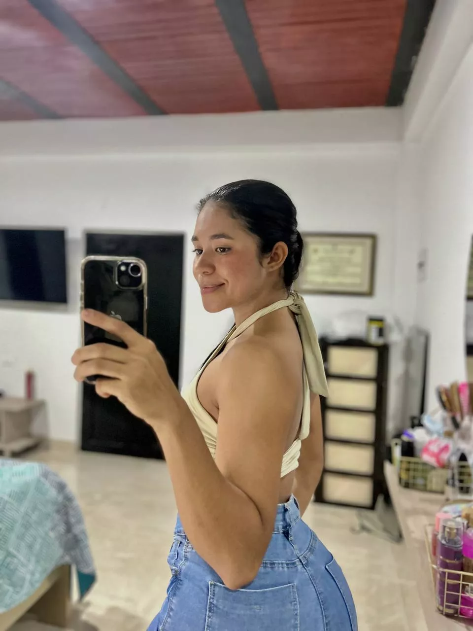 My cheeks are saying hello to you