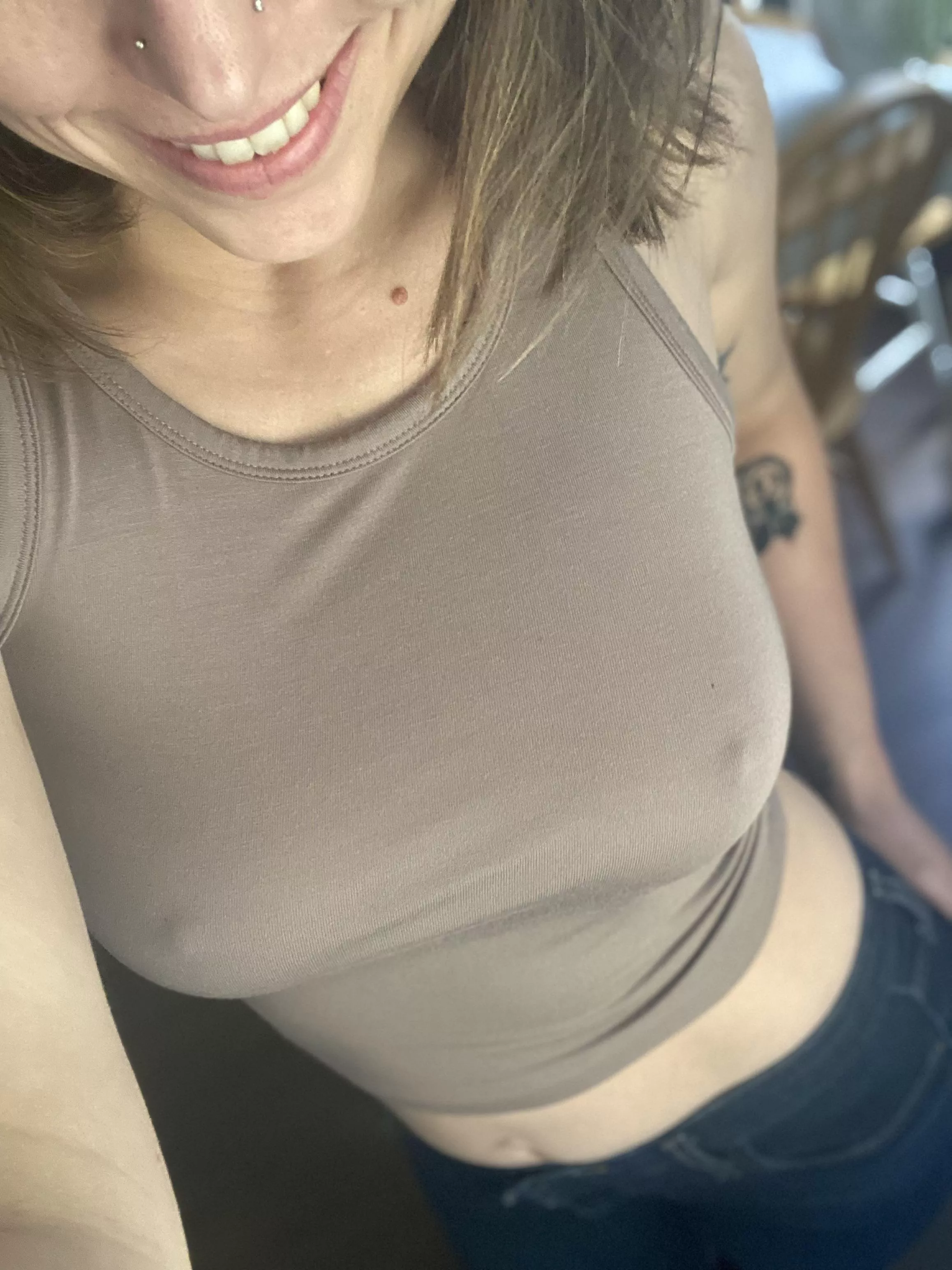 No wires, no worries – living the braless life.