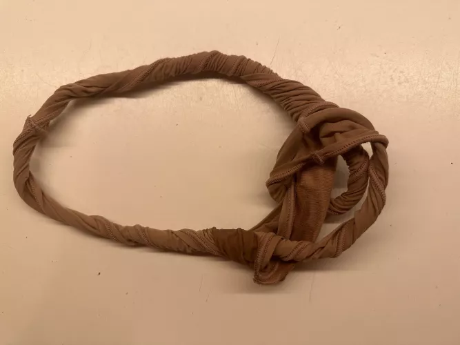 Rolled up tight after soaking