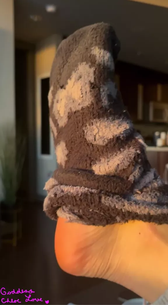 Stinky fuzzy socks