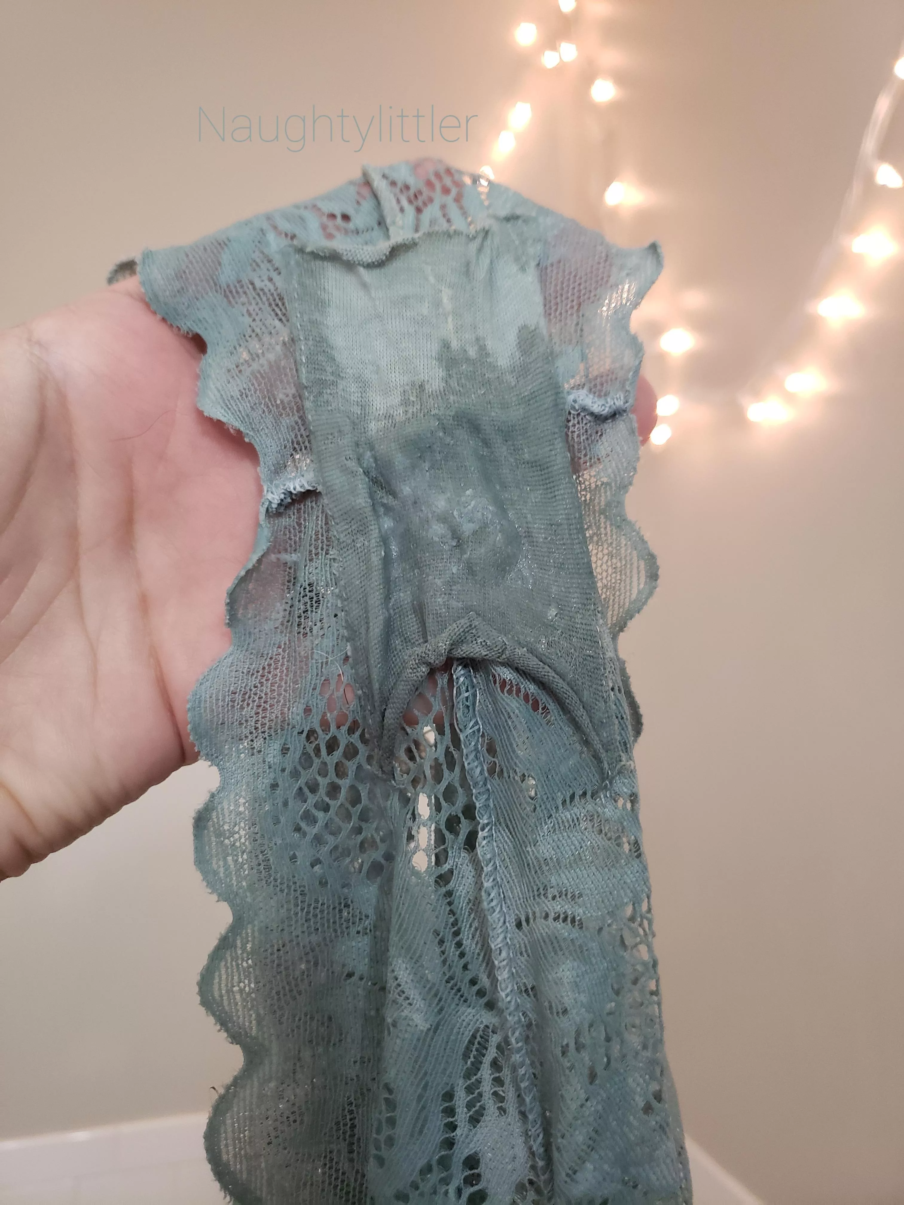 This panty went to a loving home. What do you think about my mess?