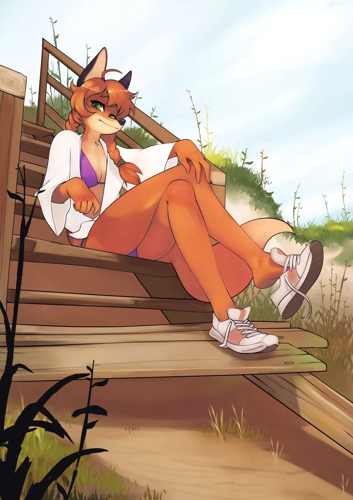 Vintage fox gal