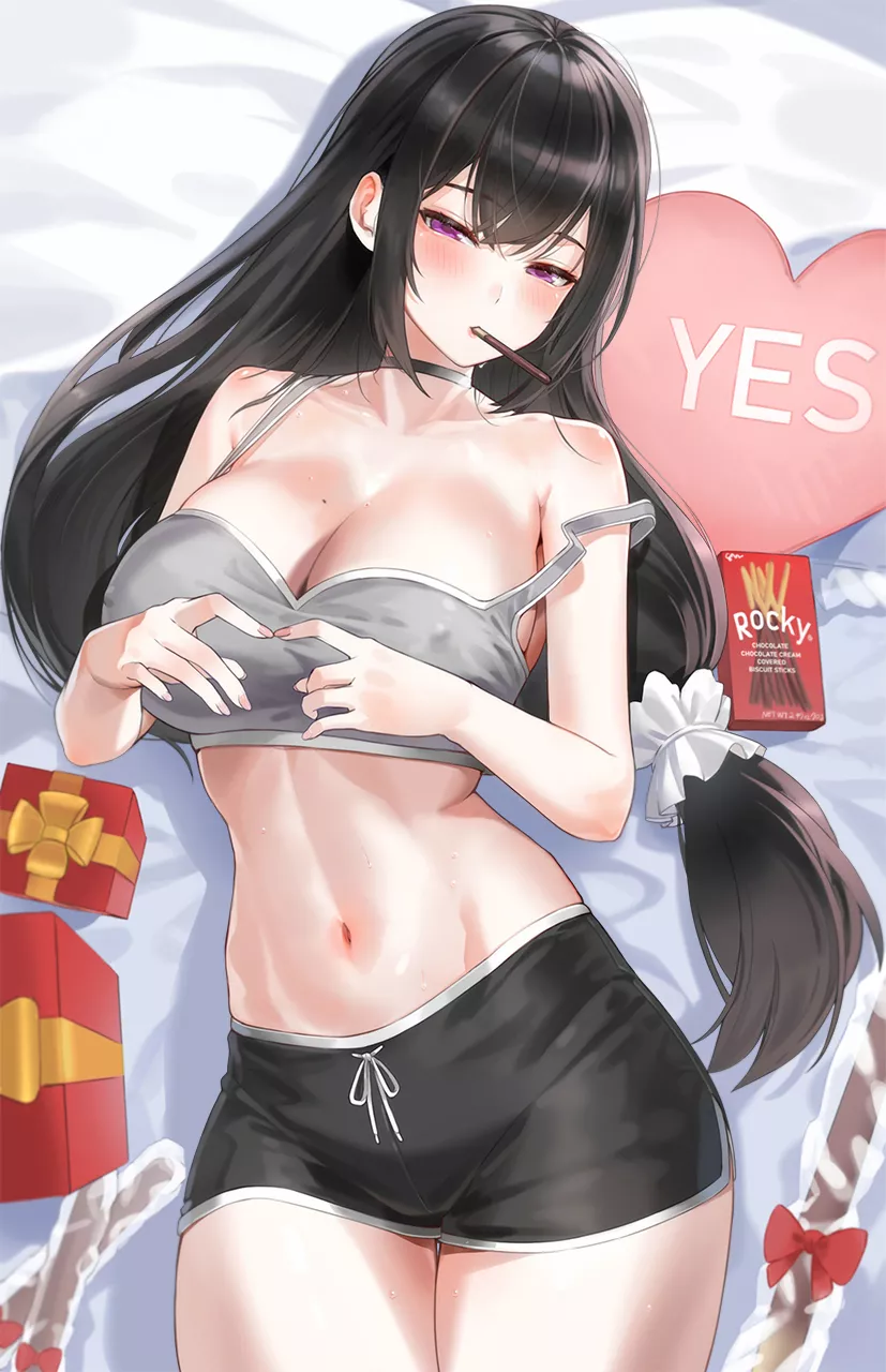 Wants to play pocky game