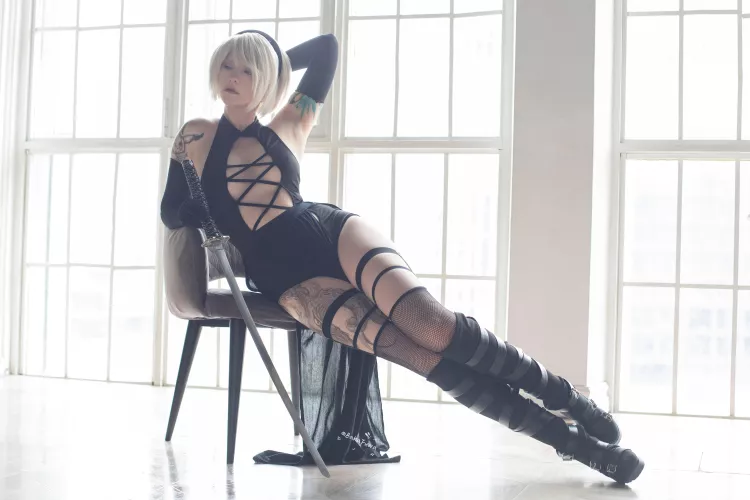 2b cosplay by BakaFuwa