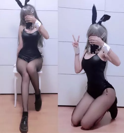 Bunny girl Senpai cosplay 🖤
