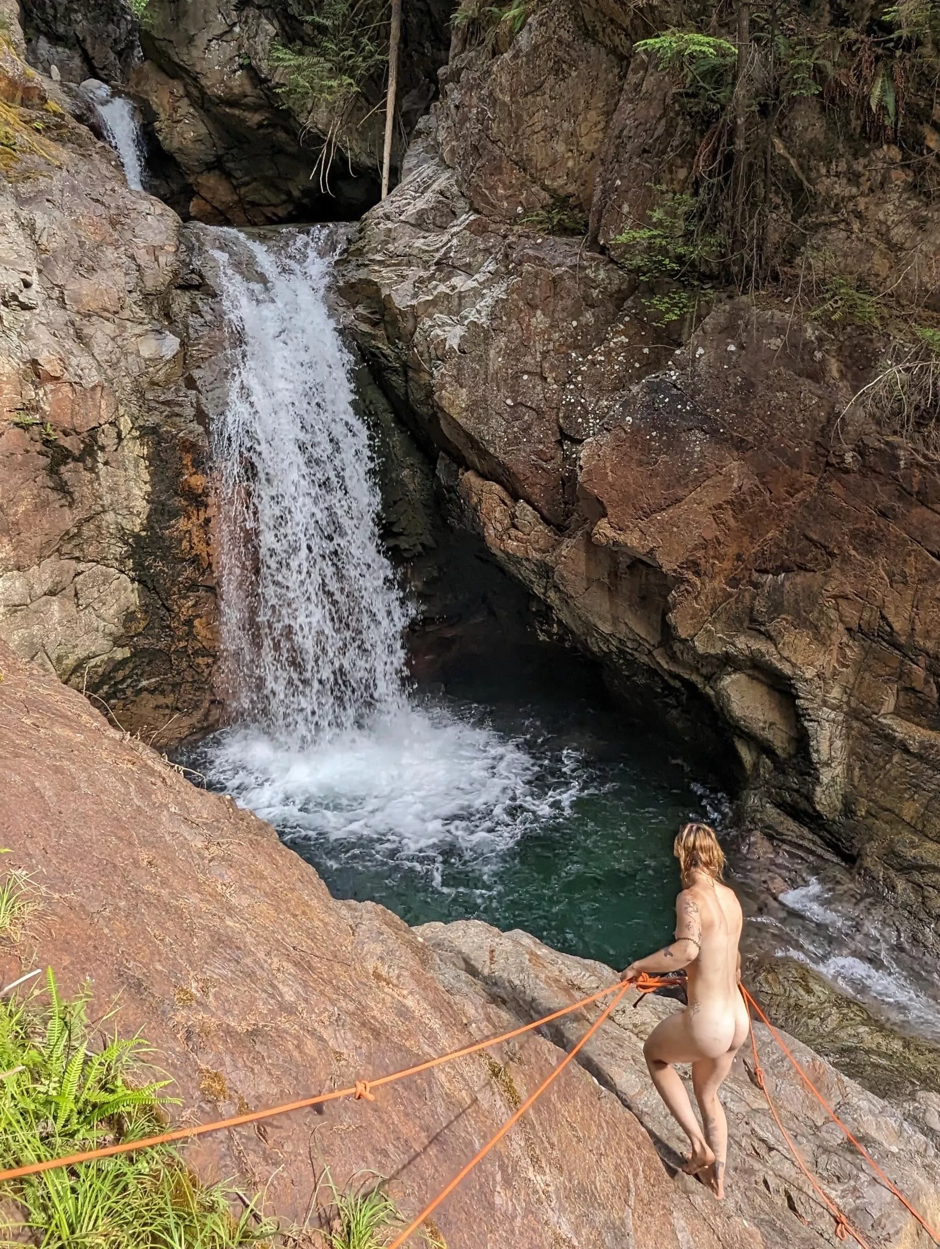 Down by the waterfall