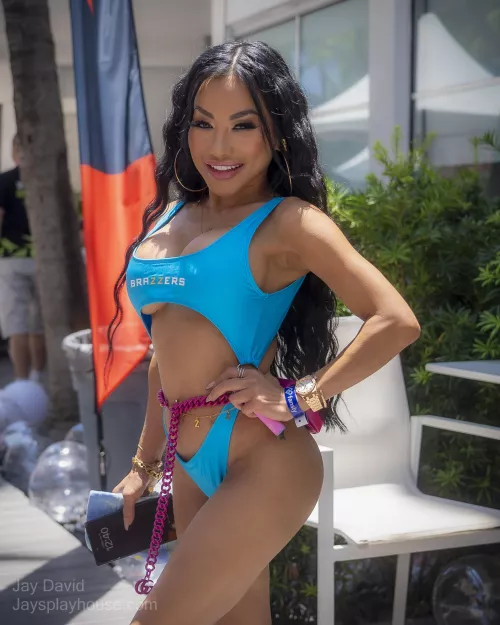 From XBIZ Miami Pool Party