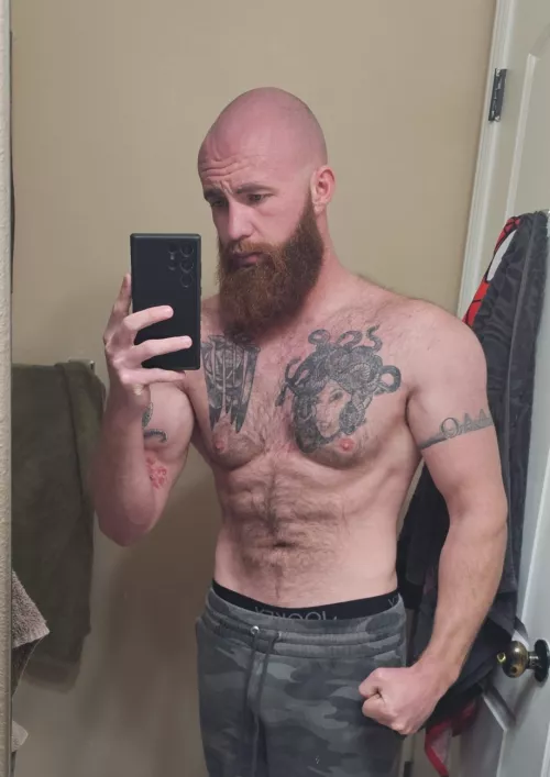 How do we feel about the bald, bearded type?