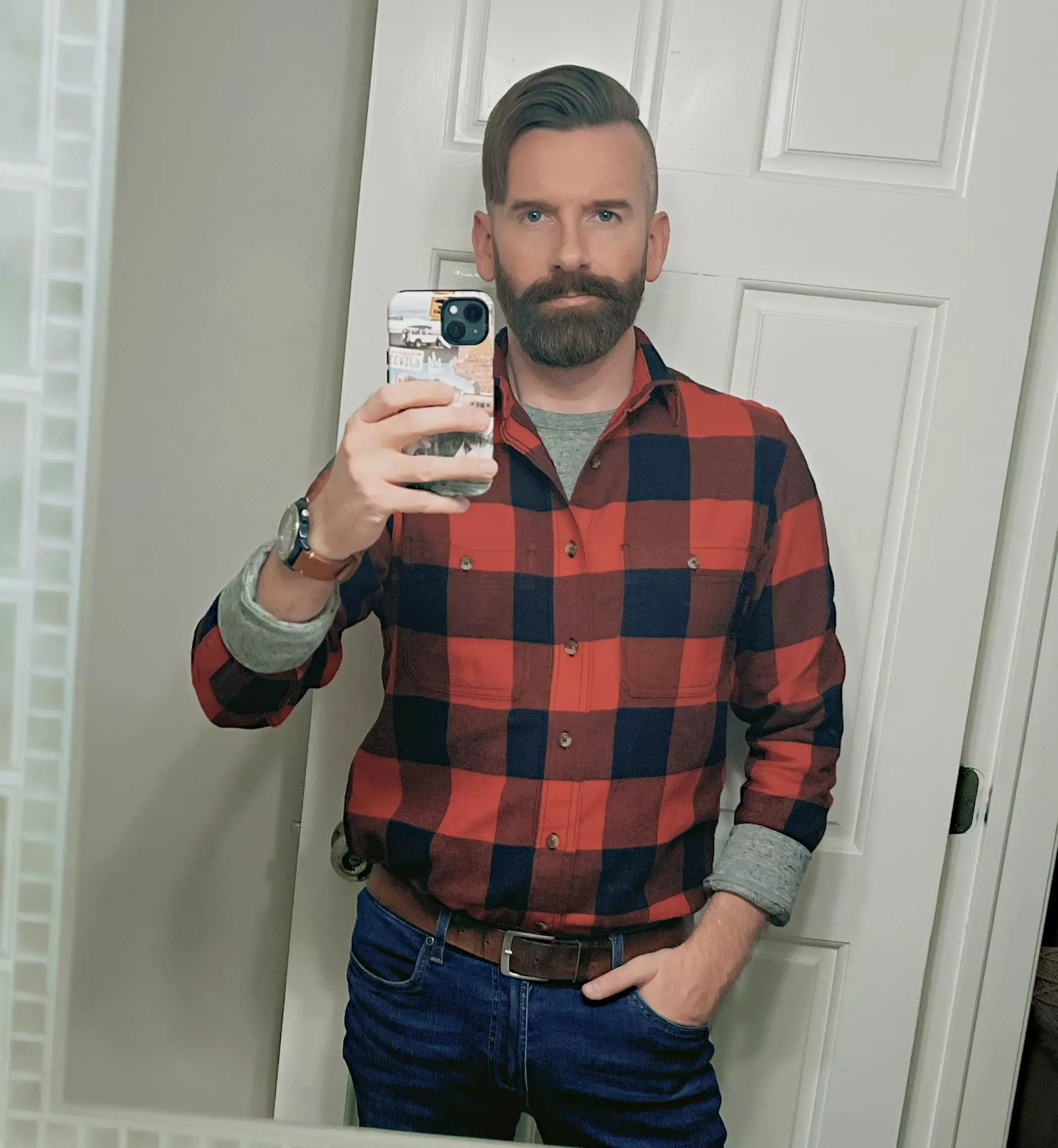 I’ve basically bought the same red flannel shirt for the last ten years. I like what I like! 😊