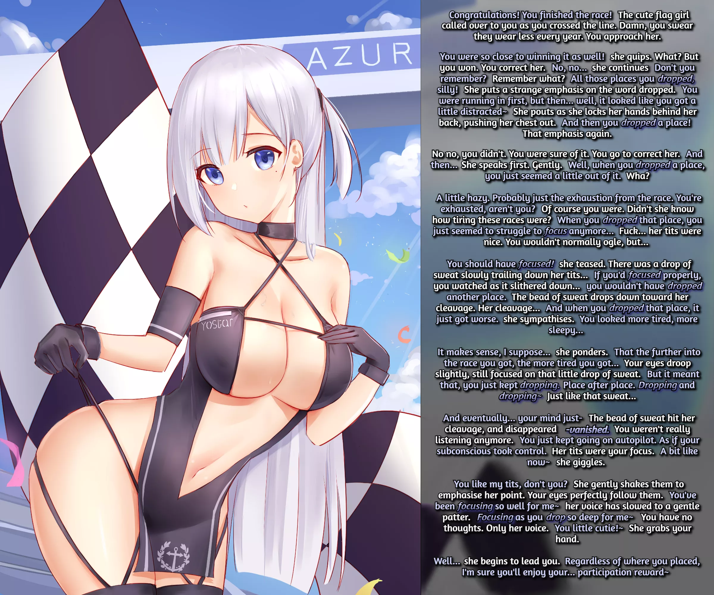 Losing the Race~ [Tits] [Hypnosis] [Femdom] [Teasing] [Seduction]