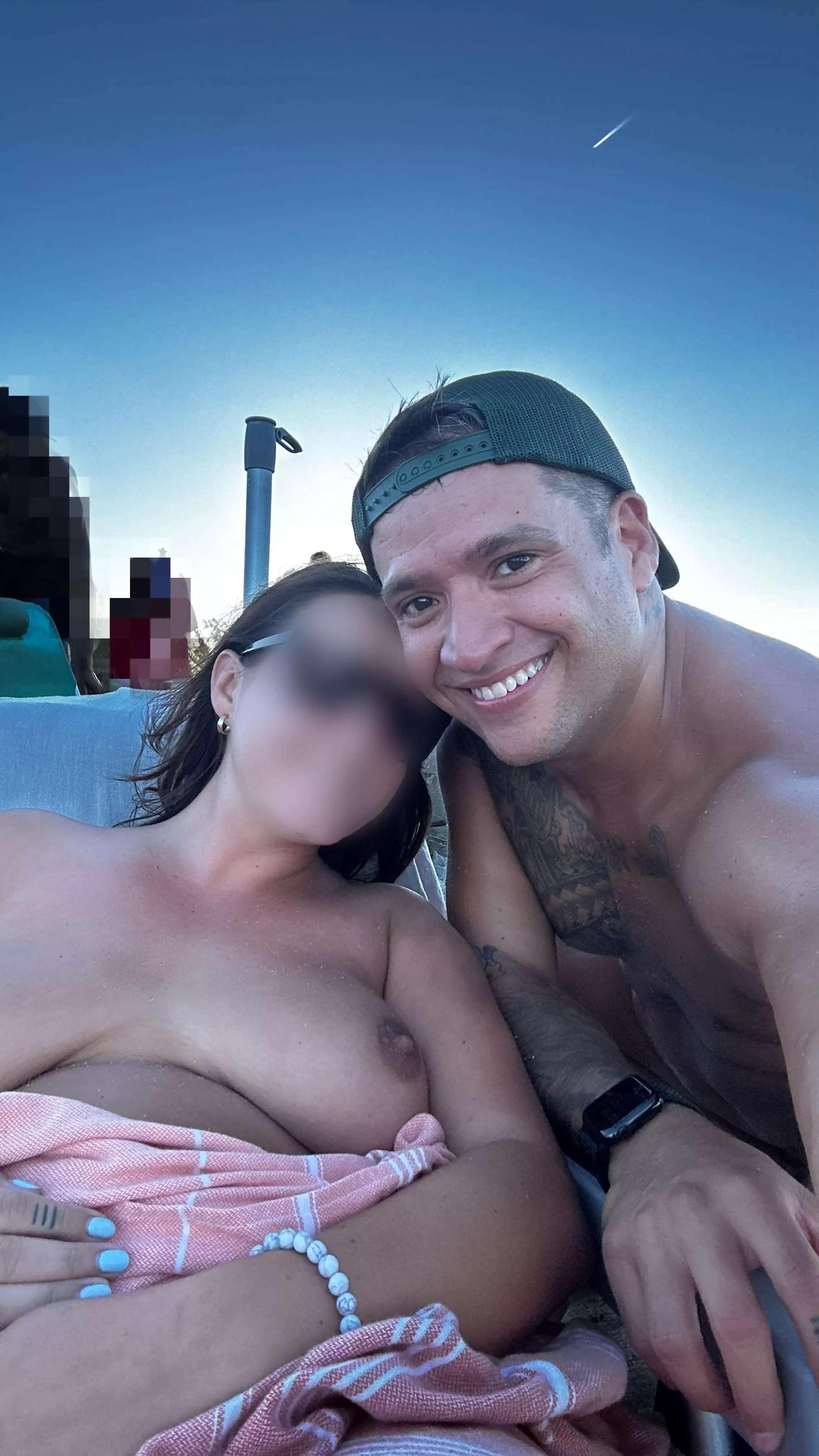 Nude beach in November. We love it here in south Florida