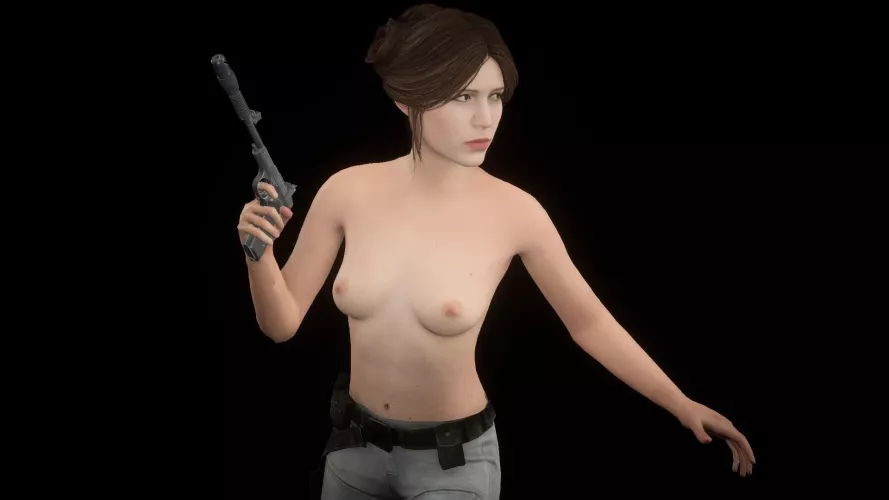 Princess Leia topless (ImSorryHan)
