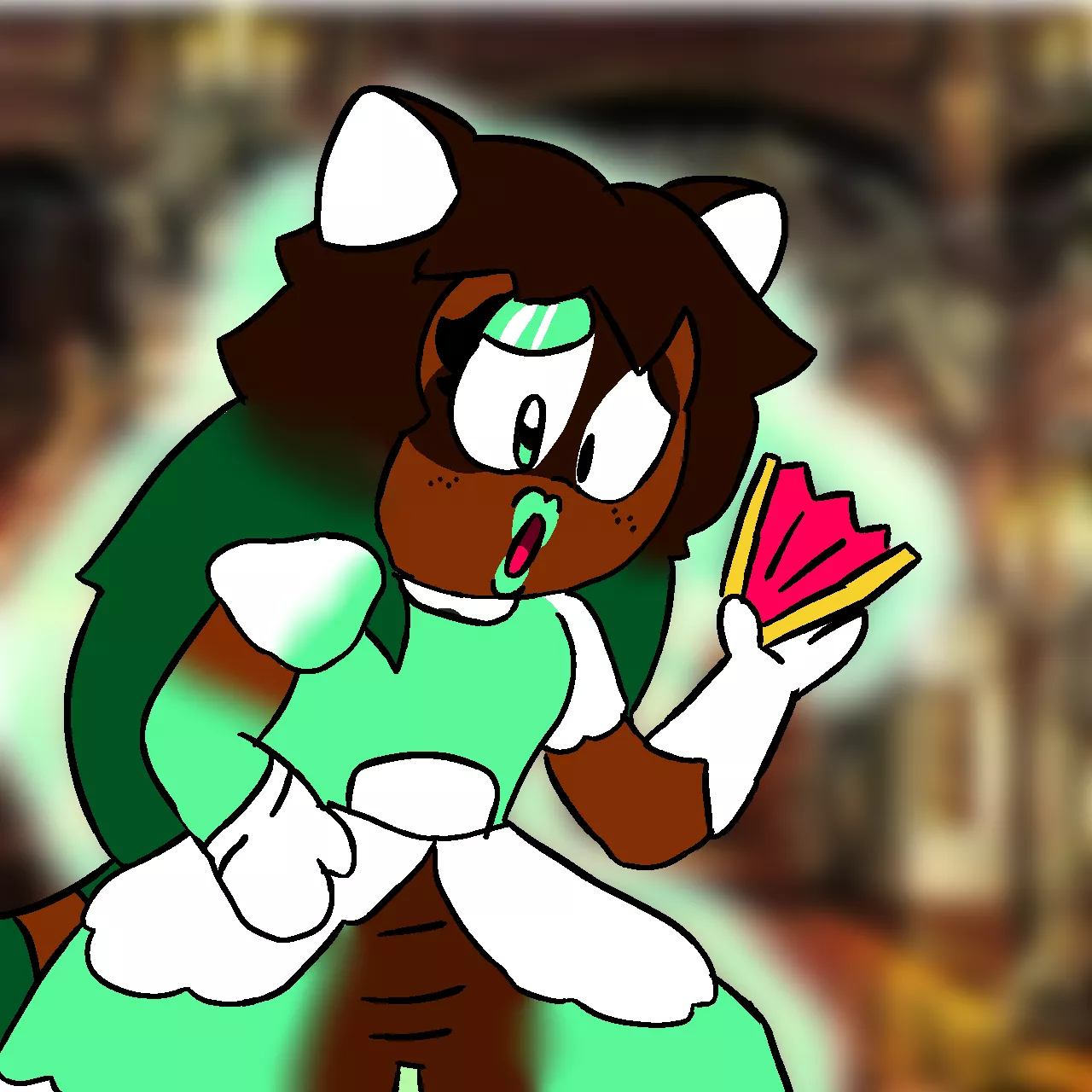 [Princessification] The Cursed Fan (F Tanuki Gal -> F Princess)