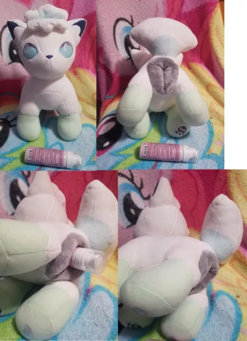 Recently commissioned NSFW fuckable female feral Pokemon Alolan Vulpix with useable canine pussy/cookie [F] (Furrysale)