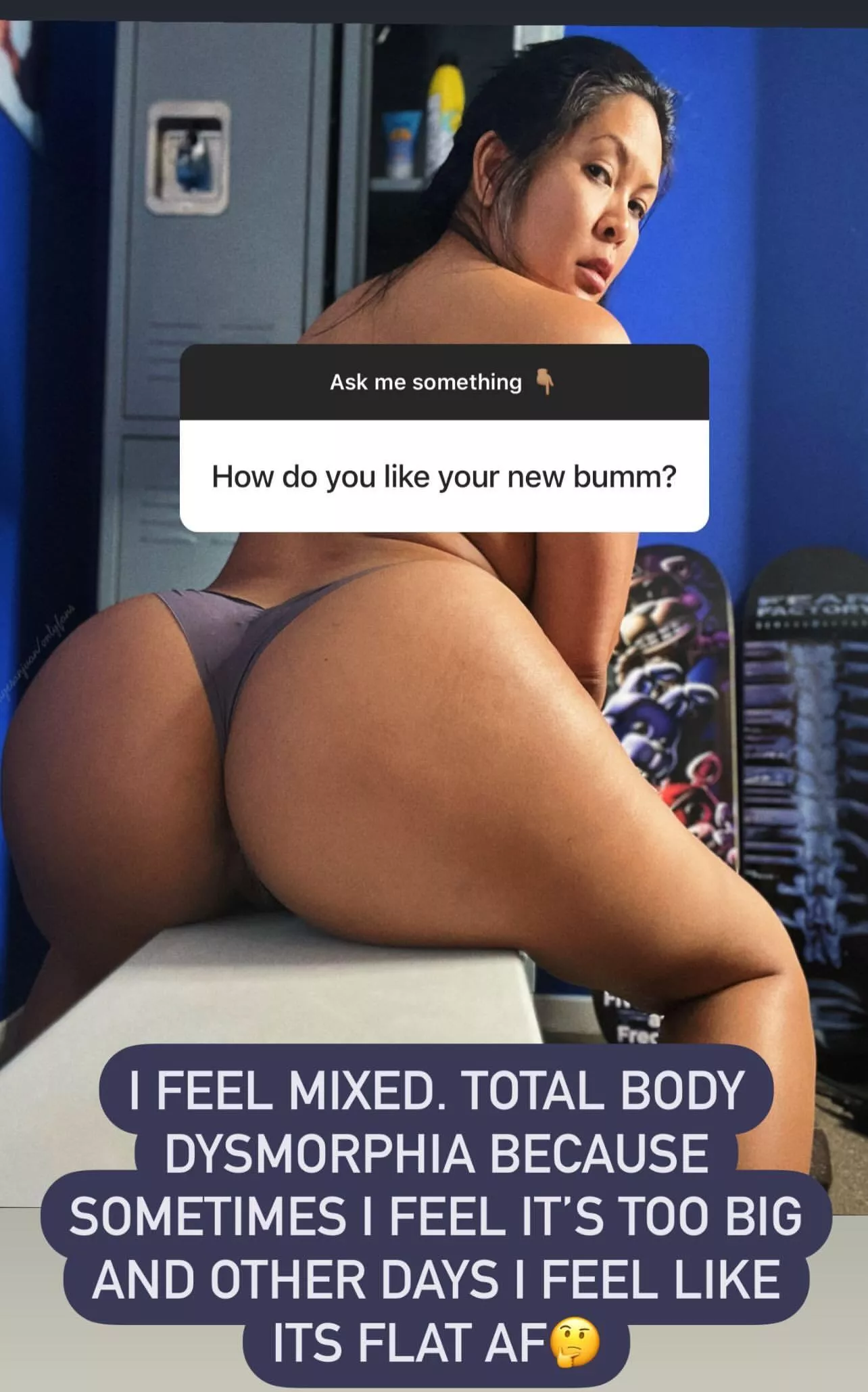 She might need more love for her ass