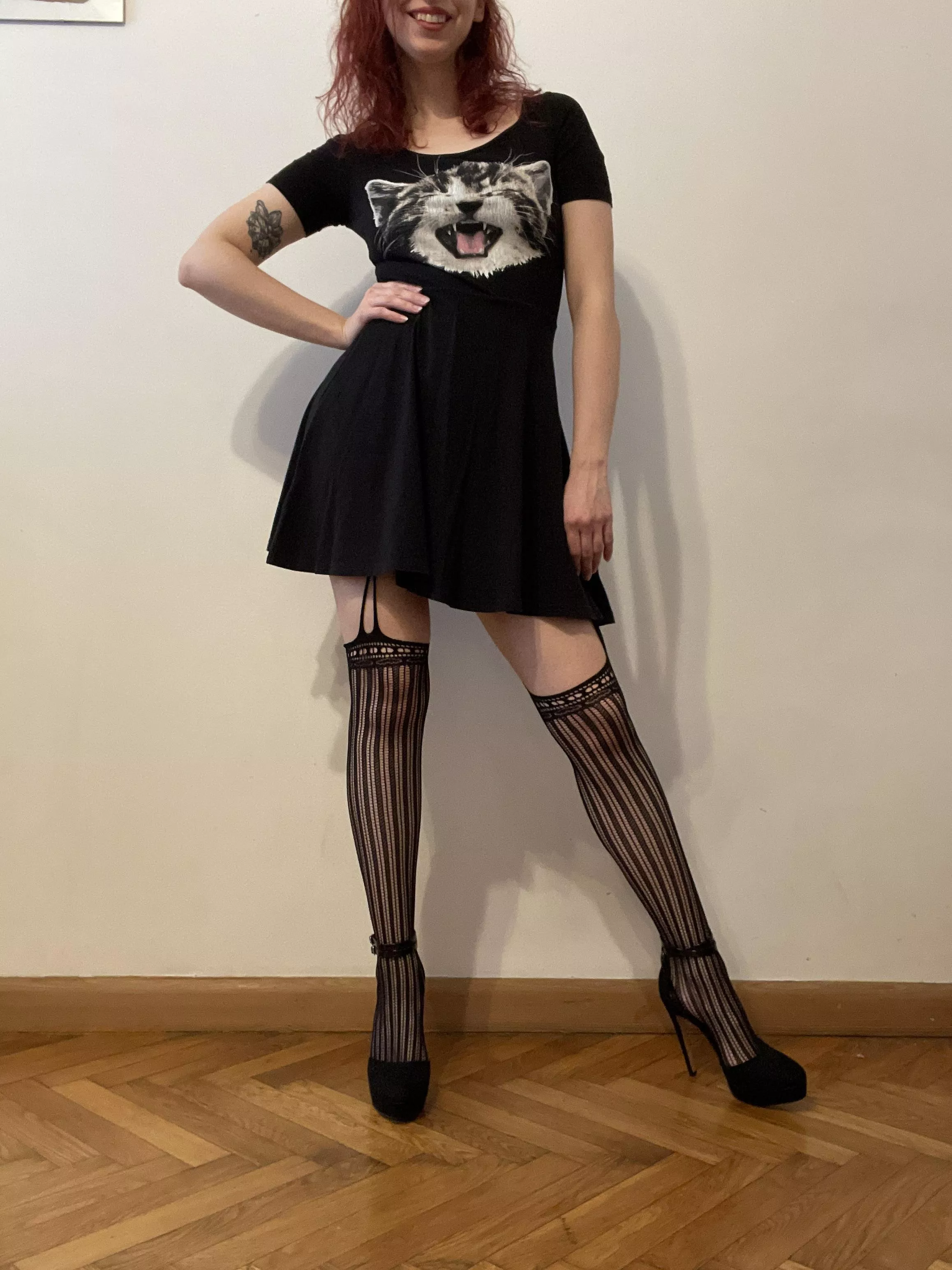 There are two kitties in the pic. One of them really likes being rubbed and kisses hehe (@dellasweets) [onlyfans]