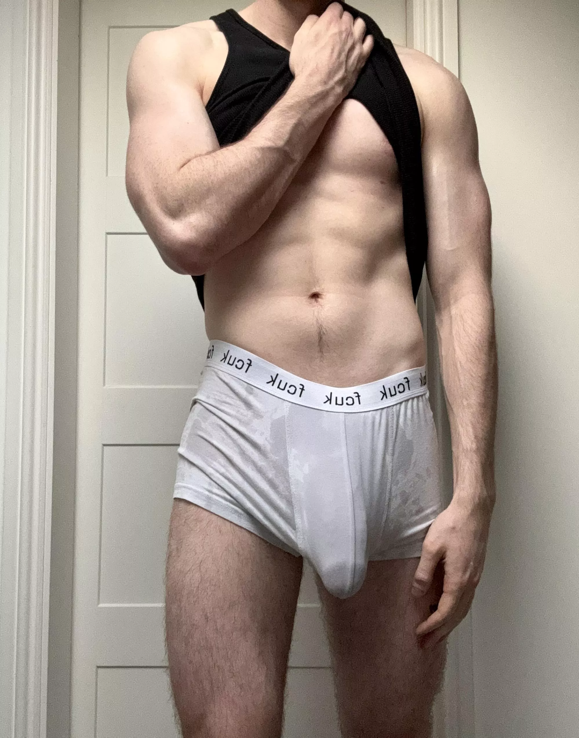 Who wants me to take them off? 👀