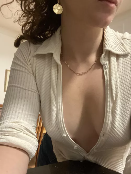 Would you tell me my button popped open?? 😈😇