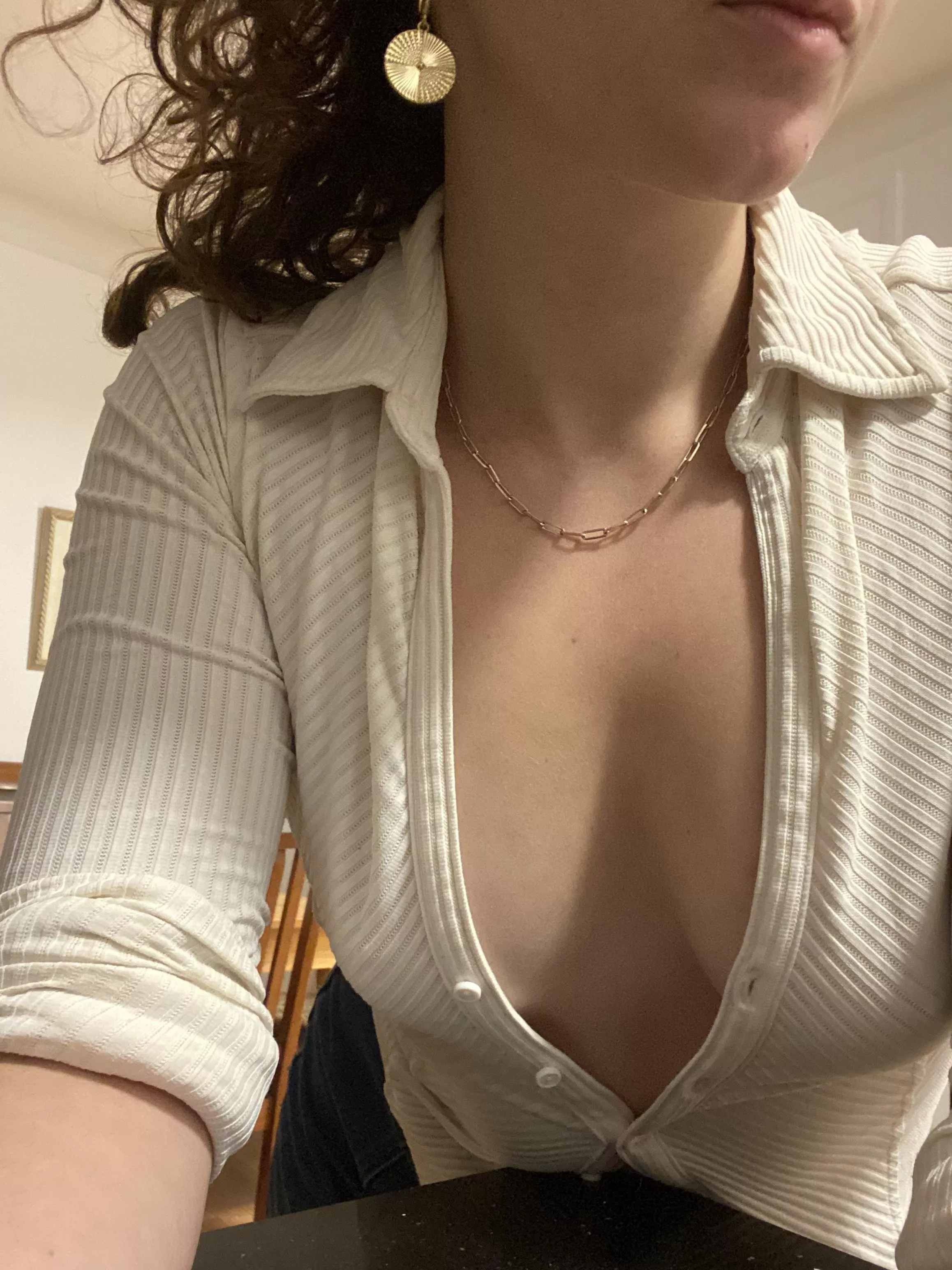 Would you tell me my button popped open?? 😈😇