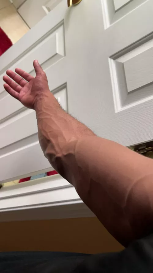 All the veins wanted to come out tonight