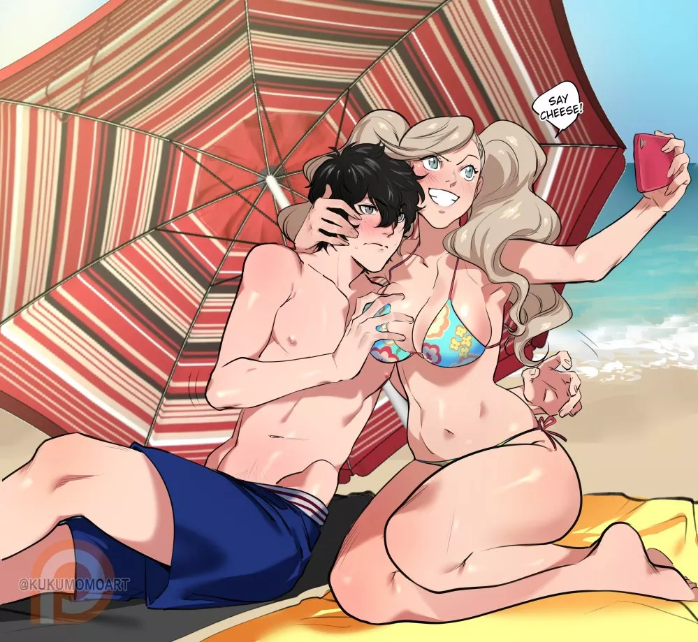 Ann's beach selfie [Persona]