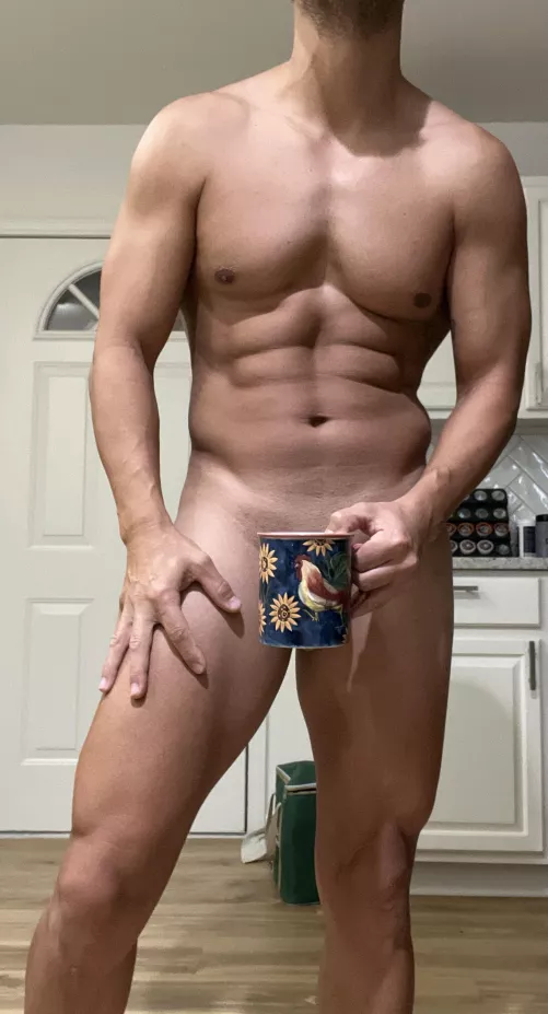 Are you staring at my cock? You should be! Rise and grind 😘