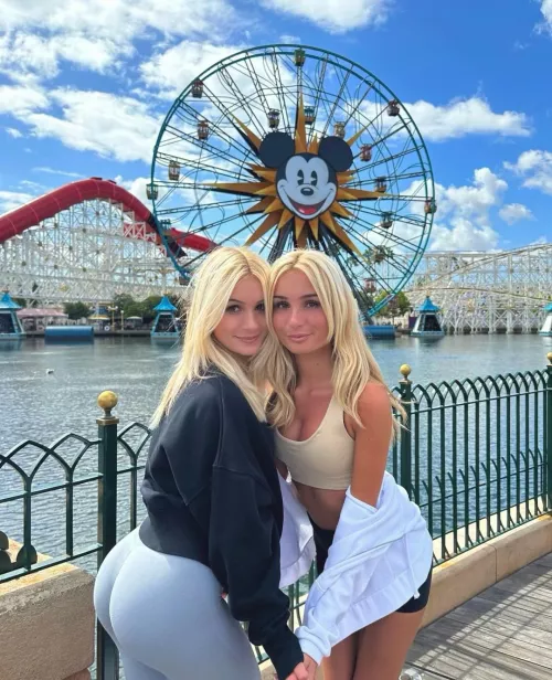 Blondes at Disneyland