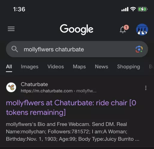 Can’t watch Mollyflwers just says password?