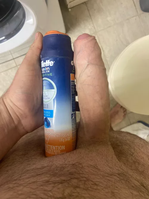 Compared to shave gel