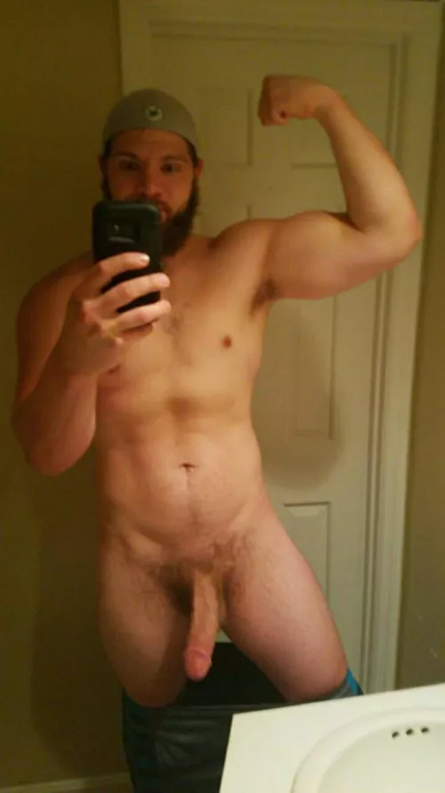 Gonna sit on that beard or that cock?